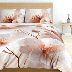 SATÉNOVÉ OBLIEČKY SATYNLOVE PREMIUM 140X200 CM, 1KS 70X80 CM KVETY