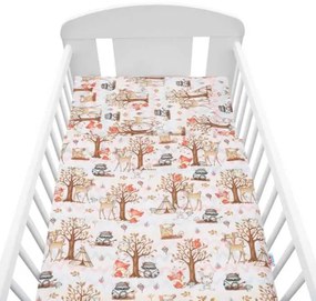 2-dielné posteľné obliečky 100/135 cm lesný príbeh