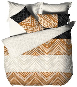 B.E.S. Petrovice Flanelové obliečky Etnic Terra, 140 x 200 cm, 70 x 90 cm