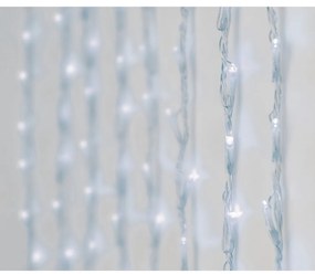 Vianočný svetelný záves Padajúci dážď 2 x 1 m, 220 LED, studená biela