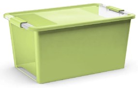 KIS Bi box L 40 litrov farba zelená / transparentná