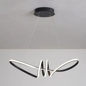 Toolight - LED závesná lampa APP823-CP + diaľkové ovládanie, čierna, OSW-06661