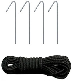 Záhradný pavilón-modrý+bočné steny+prenosná taška-2,9x2,9 m