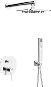 Laveo Sprchový komplet Pola + BOX s podomietkovou batériou - BAP_001P, chróm
