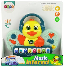 Lean Toys Interaktívny klavír pre najmenších – Kačka