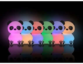MegaLight - LED RGB Stmievateľná detská dotyková lampa PADDY PANDA LED/5V