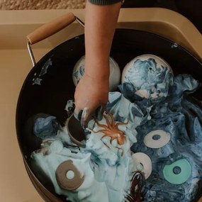 Silikónové stohovacie poháre, oceán