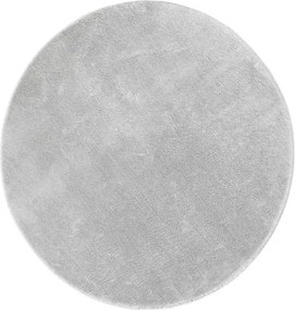 Protišmykový koberec MELLOW svetlosivý kruh