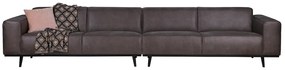BePureHome Statement XL 372 cm veľká sedacia súprava - Čierna