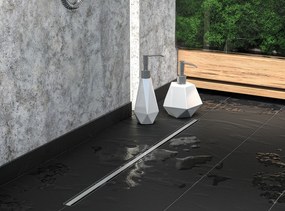 Laveo Slim, sprchový odtok 50 cm, oceľová, LAV-COS_250D