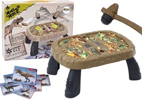 LEAN Toys Stolová arkádová hra Whac-a-mole Dinosaurs
