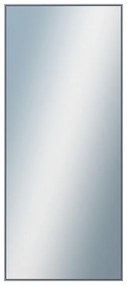 DANTIK - Zrkadlo v rámu, rozmer s rámom 60x140 cm z lišty Hliník platina (7002019)