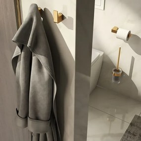 Gedy - SADA 2 ks nástenných háčikov PIRENEI, matná zlatá