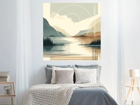 Nordic design textilní prelepiteľná nálepka na stenu šírka 45 cm