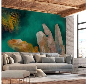 Artgeist Fototapeta - Painted Jungle Veľkosť: 250x175, Verzia: Premium