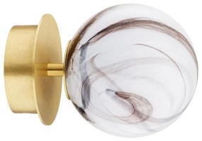 Argon 8453 - Nástenné svietidlo FABIO 1xE14/7W/230V alabaster zlatá