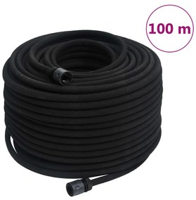 Záhradná hadica na zalievanie čierna 100 m guma 154508
