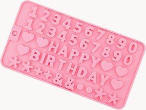 Silikónová forma Happy Birthday