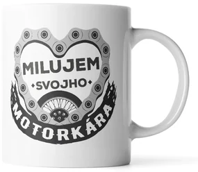 Sablio Hrnček Milujem svojho motorkára - 200 ml - espresso