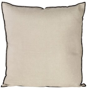 DEKORAČNÁ OBLIEČKA NA VANKÚŠ LEN5 45X45 CM BÉŽOVÁ