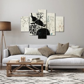 Obraz - Slon nad zemou (150x105 cm)