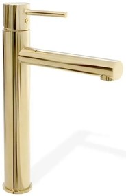 Vysoká umývadlová batéria Rea Tess zlatá