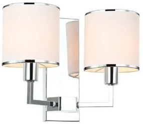 Luxusné nástenné svietidlo Casa chrome