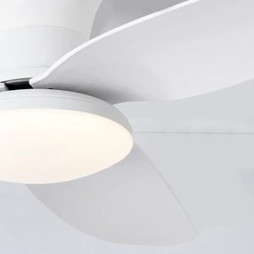 Brilagi - LED stmievateľný stropný ventilátor LED/30W/230V 3000-6500K biely + DO