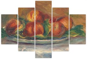 Obraz - Auguste Renoir, Peaches on a  Plate, reprodukcia (150x105 cm)