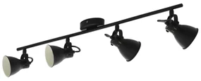Stropné svietidlo EGLO  GU10 Black SERAS 2 98408