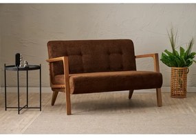 Dvojmiestná pohovka TUMI hnedá