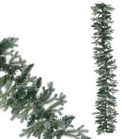 Vianočná girlanda Smrek strieborný, 180 cm, zelená