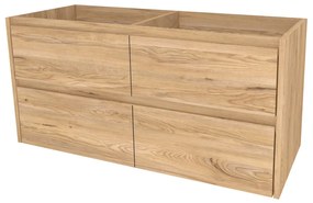 Mereo Opto, kúpeľňová skrinka 121 cm, Multidecor, Jaseň horský, MER-CN993SJASH