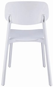 Dekorstudio Plastová stolička LARA biela