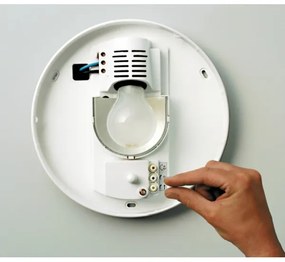 STEINEL 738013-RS16L - Kúpeľňové svietidlo so senzorom 1xE27/60W/230V IP44