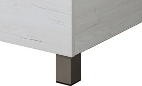 Posteľ Ela 90x200 cm, bielená pínia