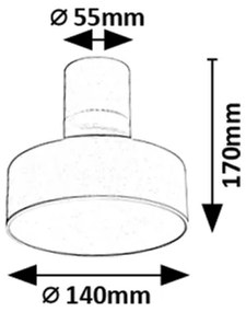 Rabalux 71327 - LED stropné svietidlo OVIDIA LED/16W/230V 3000K biela