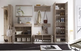 Vešiakový panel Malea, dub san remo