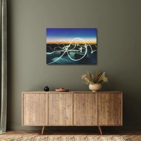 Obraz - pohľad na oblohu zo strechy (70x50 cm)