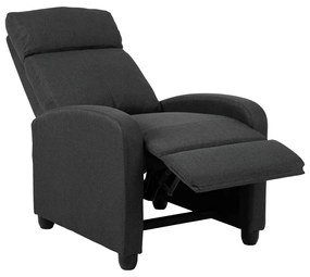 Polohovací relaxační křeslo Siom černé