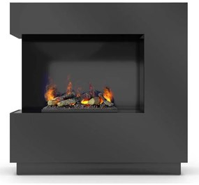Elektrický krb Zen ľavý 400/600 čierny lesk