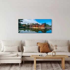Obraz - Chrám Byodo-in, Japonsko (120x50 cm)