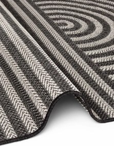 Koberec Ted Baker Haringey Woodfield čierny / biely ovál