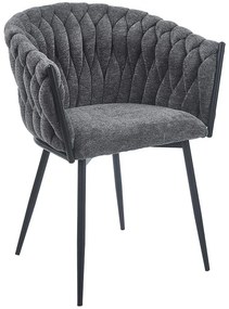 Stolička Asti Raven-15 Tmavosivá