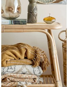 Hnedá ručne vyrobená váza z kameniny (výška 21 cm) Gerde – Bloomingville