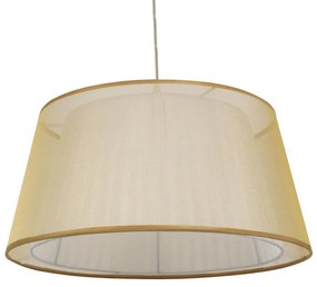 Luster na lanku CHARLIE 1xE27/60W/230V béžová
