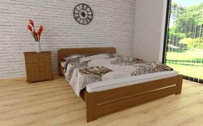 ComfortMatrace Zvýhodnený set; MATRACE+Posteľ z masívu borovice LILI+rošt ZADARMO Rozměr: 160x200 cm, Barva: dub, Model matrace: GOLTEX 15cm