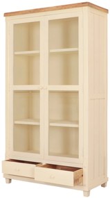 furniture-nabytek.cz - Vitrína masív z dreva manga 100x180x45