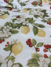 Bavlnené posteľné obliečky Citrón 200x220/2x70x90 cm – 100 % bavlna