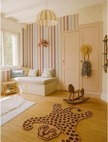 Tapeta Béžové pruhy v teplých tónoch 280×50 cm